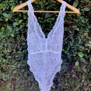 Never Used White Lace Lingerie Bodysuit